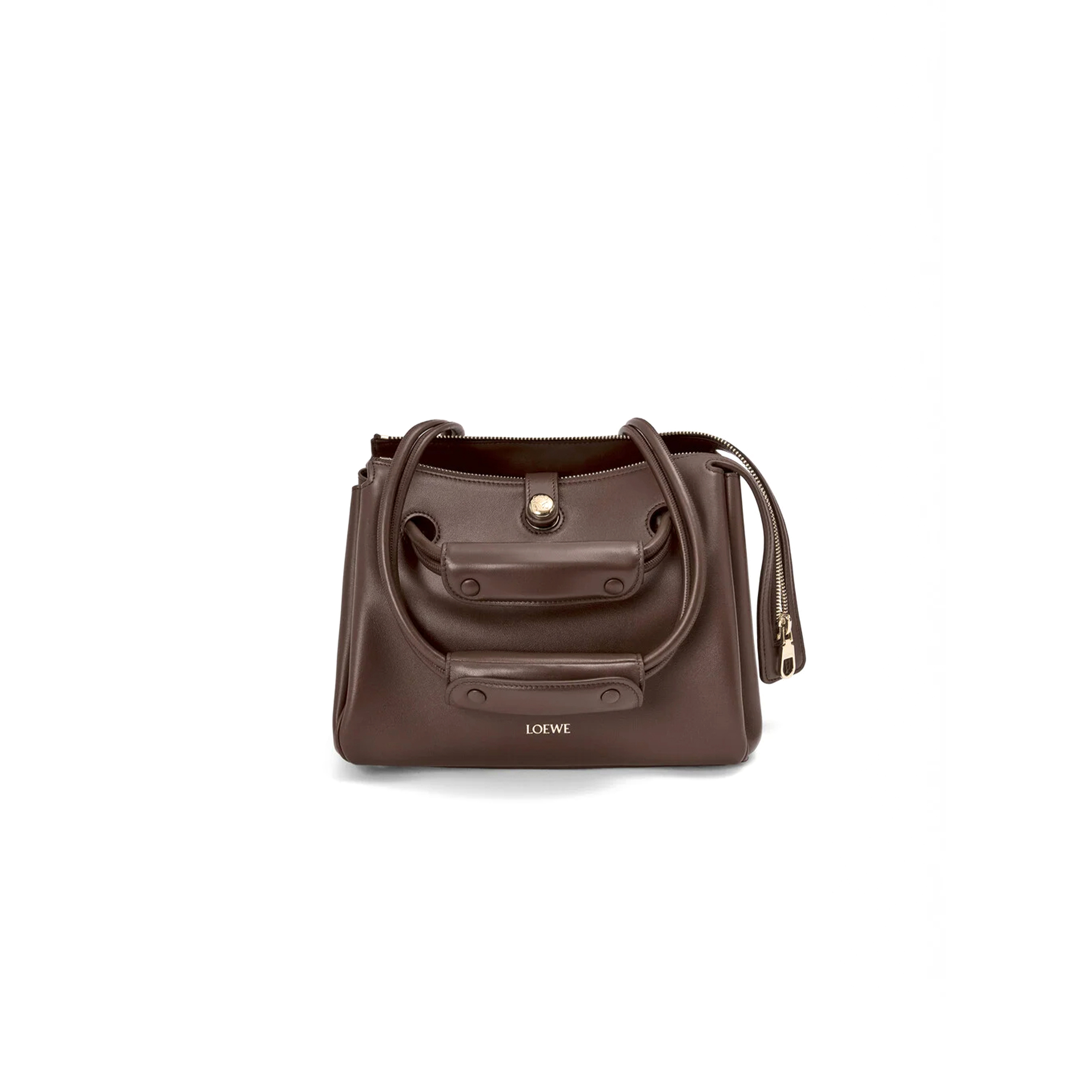 LOEWE SMALL MADRID BAG IN SUPPLE CALFSKIN AANBAB2X01 (23.5*19*10cm)